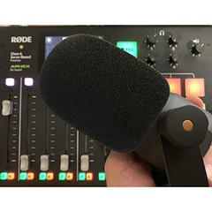 Pop Filter Foam Cover for USB Dynamic Microphone – Blocks Plosives & Wind Noise