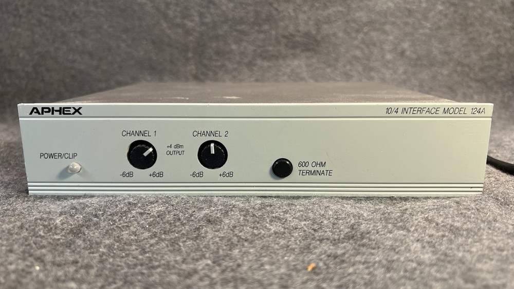 Lot of 2 APHEX 124A 10/4 AUDIO INTERFACE ORIGINAL