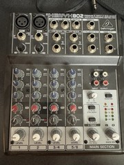 Behringer XENYX 802 Premium 8 Channel Audio Mixer 2 Bus Mixer w/Mic Preamps-NEW