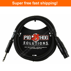 Pig Hog PX-TMXF6 SOLUTIONS – 6FT TRS(M)-XLR(F) BALANCED CABLE – NEW