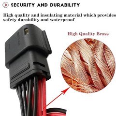 LIZAPUS 12 Pin Headlights Connector Harness Pigtail Plug Compatible with