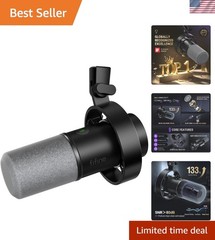 Studio Quality AmpliTank K688 Microphone – Ideal for Streaming & Voice-Over
