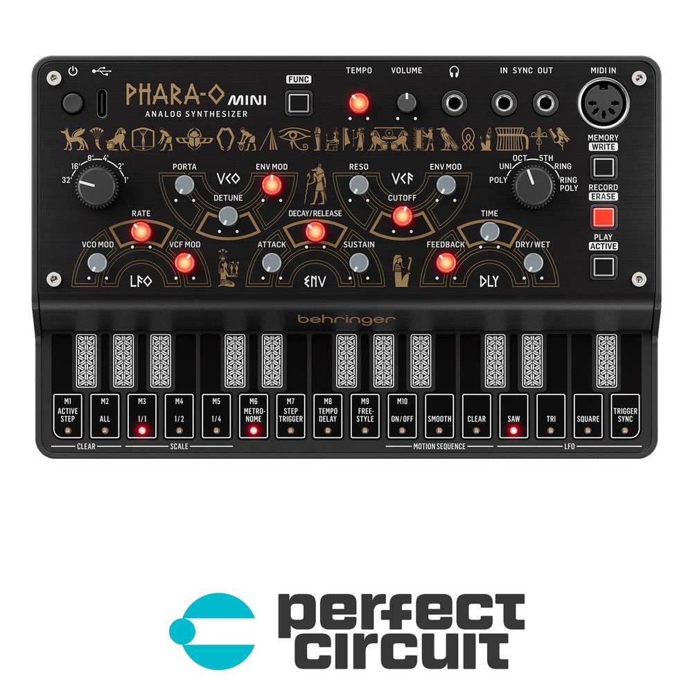 Behringer PHARA-O MINI Analog Polyphonic SYNTHESIZER – NEW – PERFECT CIRCUIT