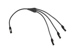 3 ft Power Y Cable 12 AWG 1 True1 Male to 3 – True1 Female Connectors