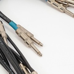 Lot of 15 Pro Co & Belden 1/4″ Patch Cables Assorted Lengths