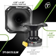 Timpano 2X TPT-DH175 Slim Driver Horn 1″ Phenolic Compression Driver 500W Max