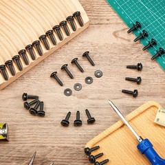 Rack Screws with Nylon Washers Black Stainless Steel Rack Mount Screws for Au…