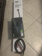 NEW Shure SM7dB + MVX2U USB Interface + Boom Arm + Cable – 800+ value