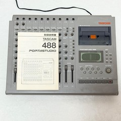 Tascam 488 Portastudio 8-Track Cassette Tape Recorder Vintage Powers On JUNK