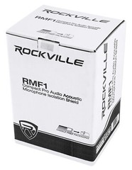 Rockville RCM01 Pro Studio Recording Condenser Microphone Mic+Shock Mount+Shield