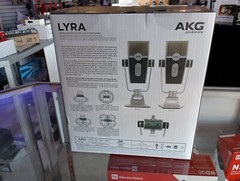 AKG Lyra Microphone 192 kHz for Podcast Studio Music Video – C44USB