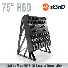 STAND for SOMA LYRA 8 – 75° Raised by 60mm – st3nD – 3D printed