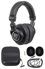 Rockville R-TRACK 2×2 Bundle: USB Computer Recording Interface 24 Bit, Black