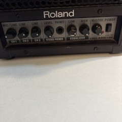 Roland CM-30 32W Studio Monitor Speaker 6.5″ 2-Way Wired Cube Broken Power Port