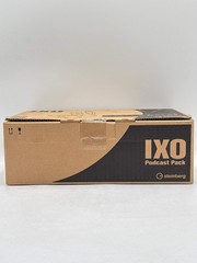 Steinberg IXO12 B Podcast Pack with Mic, Table Top Stand, & Pop Screen