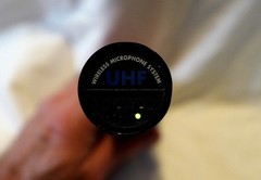 NADY UH-3 Hand Held Wireless Microphone – Good Condition, clean battery area