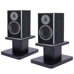 2pcs 6” Wood Bookshelf Speaker Stands for Multimedia Speakers-Easy to Install