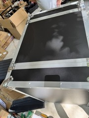 10U Audio DJ Road Rack Case with Casters Pro Tour Grade Rack Mobile Flight Case