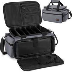 Cable File Bag Detachable Dividers DJ Gear Sound Instrument Accessories