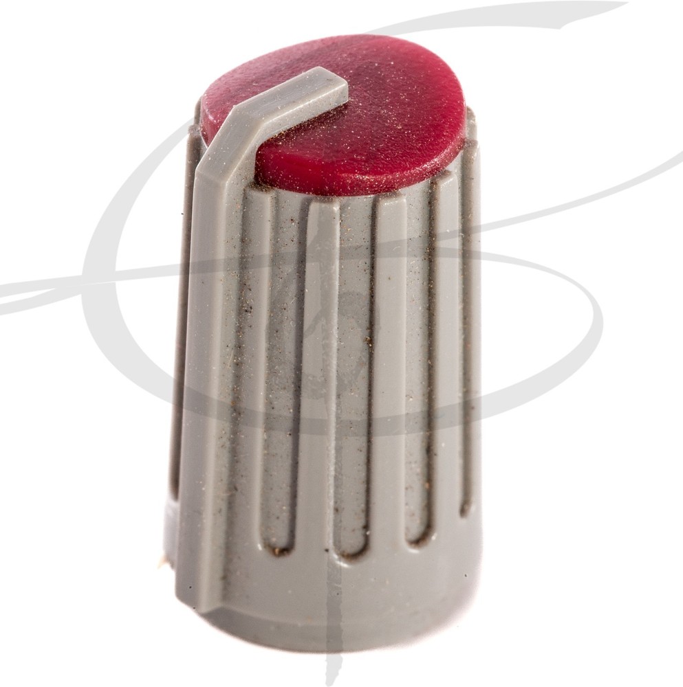 VINTAGE MACKIE RED CAP GRAY MIXER KNOB DFX CFX 12 16 20