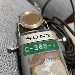 SONY C-38B vintage Condenser Microphone Tested and confirmed sound output Japan