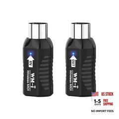 Wireless MIDI Adapter Rechargeable Audio Transmitter Receiver 2.4GHz Ultra-Low