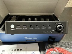 Hayner Seek H1 Black Podcast Equipment DJ Audio Mixer For Live Streaming