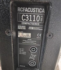 2PC USED Italy RCF C3100MKII speaker Fast delivery