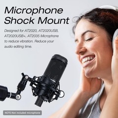 AT2020 Shock Mount, Microphone Shock Mount Reduces Vibration Noise for Audio usa