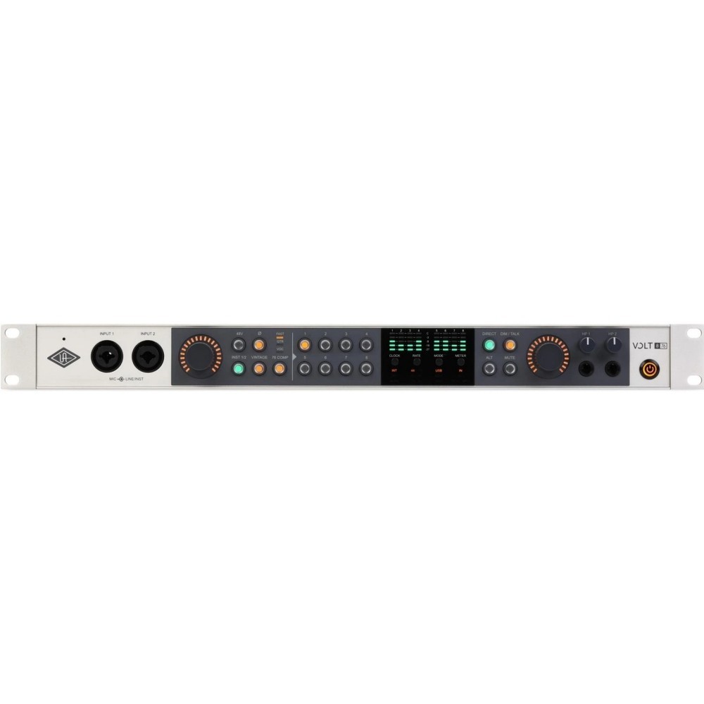UNIVERSAL AUDIO VOLT 876 24-in/28-out USB-C/MIDI 610 Tube Preamp Audio Interface