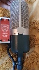 Nady RSM-2 Ribbon Mic Modded w 1.2 µm Ribbon. Cathedral pipes Lifter