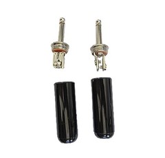 Switchcraft 40, 1/4in plug Mono Black Plastic Screw, Set of 2 – NOS, Free Ship