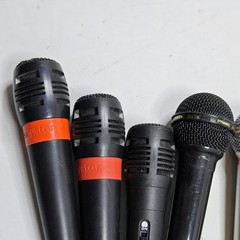 Lot of 10 Assorted Microphones – Used, Various Colors/Models