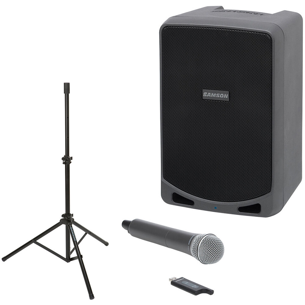Samson Expedition XP106w Rechargeable Wireless PA with Bluetooth w/ Stand