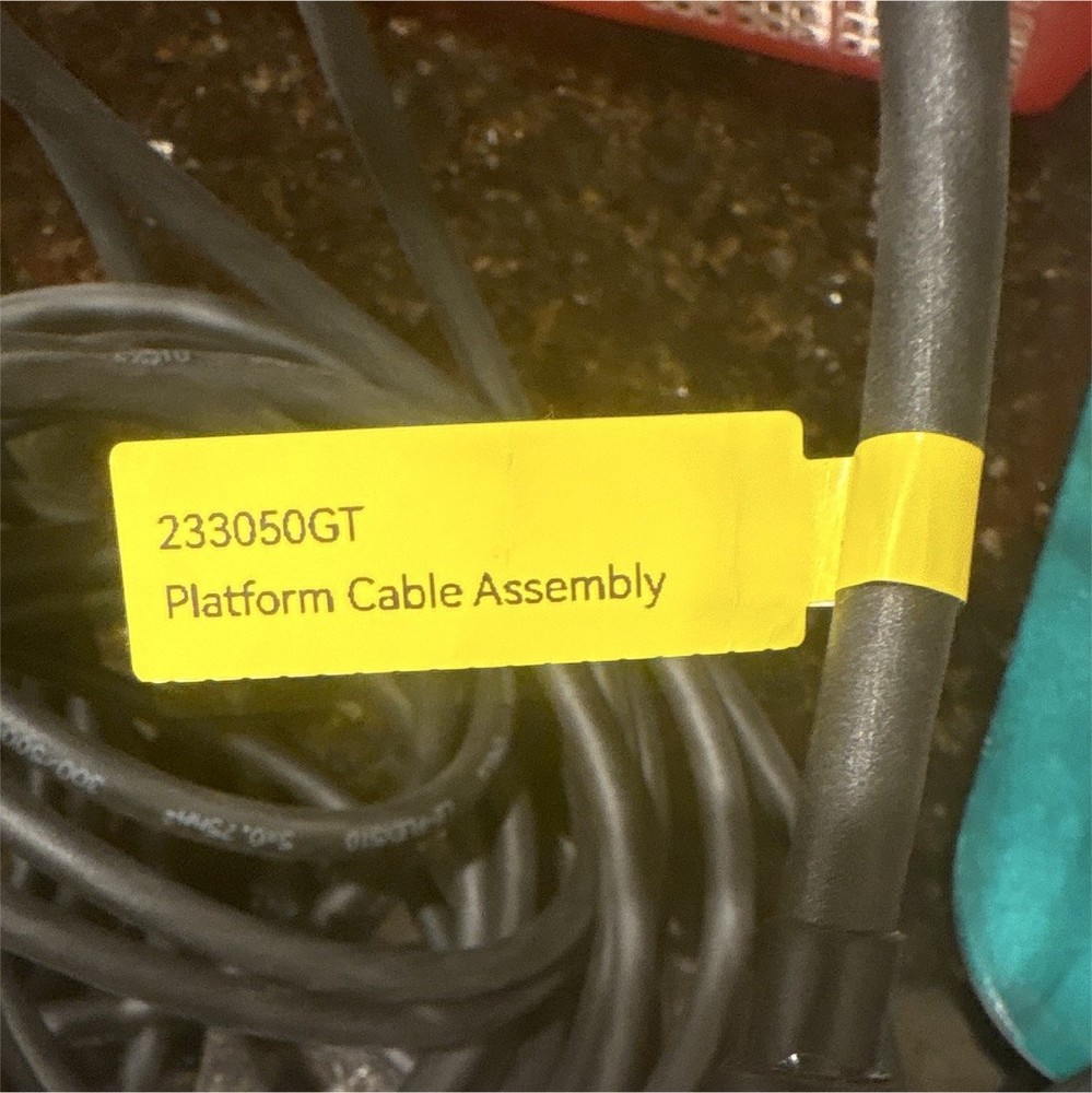 Platform Cable Assembly 50 ft Black Multipin Female to Male 233050GT