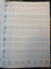 Hal Leonard Ukulele Manuscript Paper Manuscript Paper NEW