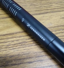 WINDSCREEN DENT Sennheiser ME 66 Shotgun Microphone & K6P Phantom Power Module