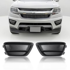 Pair Fog Light Cover Bezel for Chevy Colorado 2015-2021 Left and Right Side