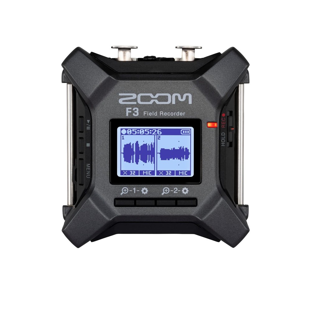 ZOOM F3 Field Recorder 32-Bit Float Dual AD 2CH XLR Audio Recorder Portable
