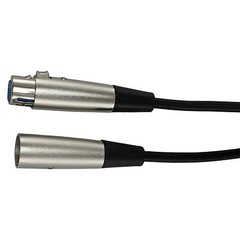 2pack XLR MALE TO FEMALE MIC cord MICROPHONE audio extension CABLE 25 FT foot