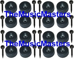 16X Rubber Road Case Cabinet Feet w/Screws 1.5 inch Speaker Box Foot Door Bumper