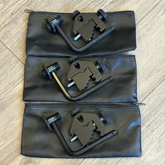 3x Shure A56D Universal Drum Mic Mount Clamp – Black – SET OF 3 – Lot (#2)