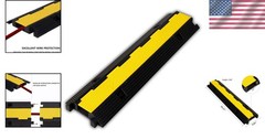 Cable Protector Ramp 39.37×9.84 Inches 22000lbs Capacity Indoor Outdoor