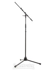 K&M KM21090 Mic Stand 2-pack + 2 Jumperz 25′ Mic Cables