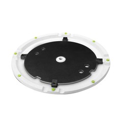 Gravity GSSPWBSET1W DJ PA Speaker Stand w Base and Cast Iron Weight Plate White