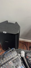 Samson Harbinger PA Speakers Pair Black 14in 16in Plastic Rectangular