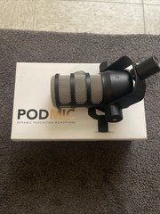 Rode PodMic Dynamic Podcasting Microphone Black