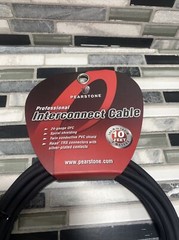 🎵Pearstone PM Series 1/4 TRS M to XLR M Professional Interconnect Cable – 10’🎵