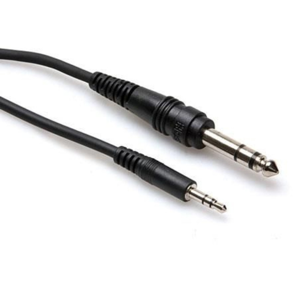 Hosa CMS-110 3.5mm to 1/4″ TRS Stereo Audio Cable 10ft AUX Headphone Mixer Cable