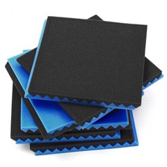 Acoustic Panels 12″X 12″X1″ High Density Sound Absorbing Studio Wall Foam Tiles